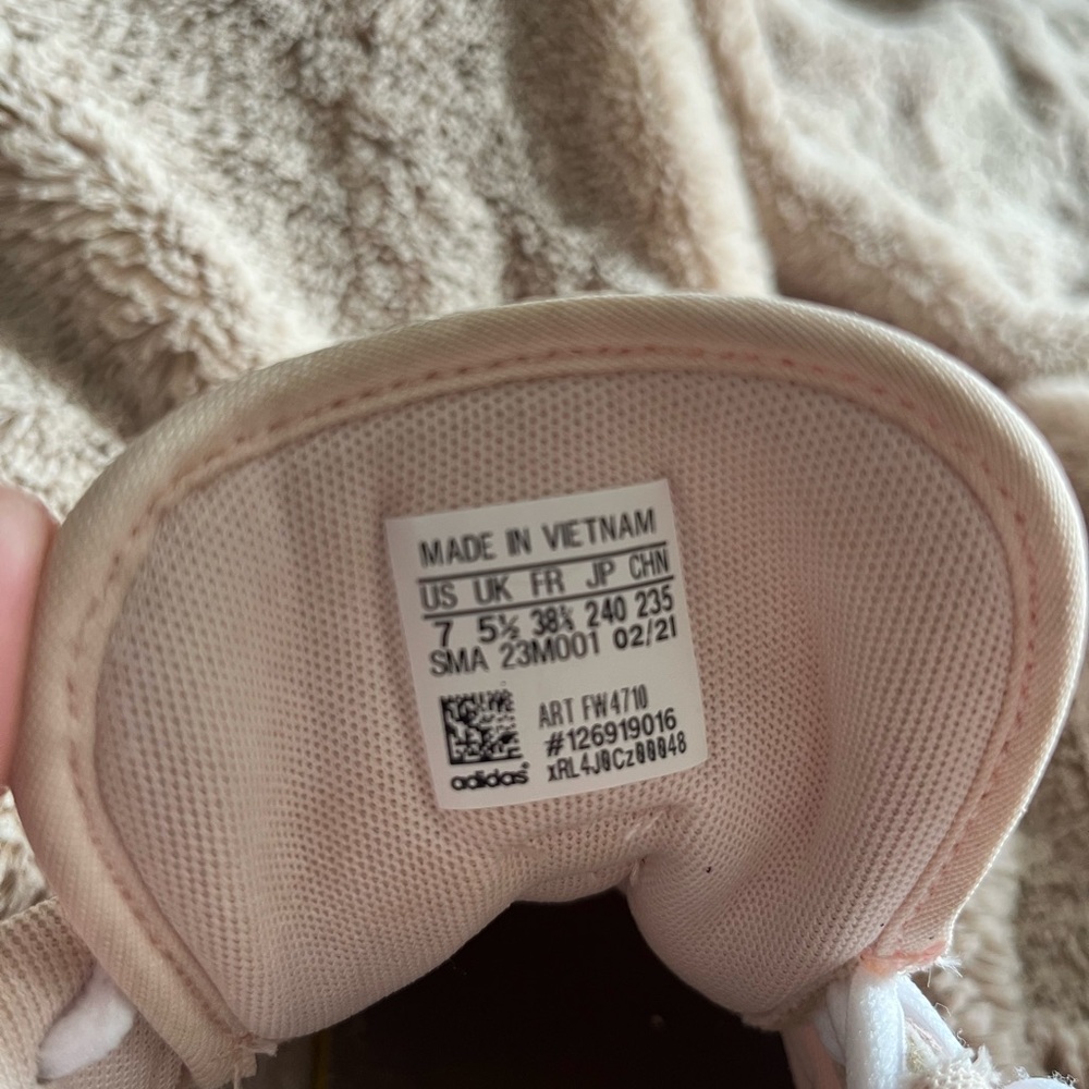 Adidas Light Pink and White Shoes - Picture 10 of 14